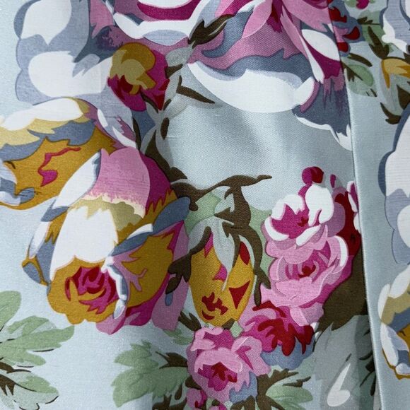 Renato Nucci Vintage Silk Floral 90s Pencil Skirt Knee Length size US 4 EU‎ 38 - Picture 7 of 9